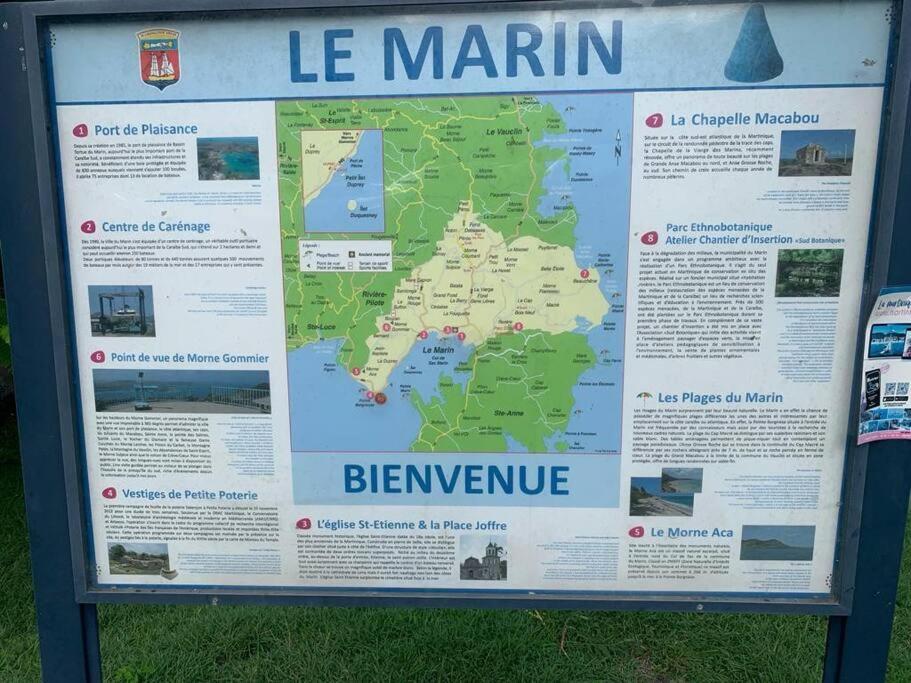 Studio Ti Plezi 26M A 2 Pas Marina Du Marin Climatise Parking Le Marin Extérieur photo